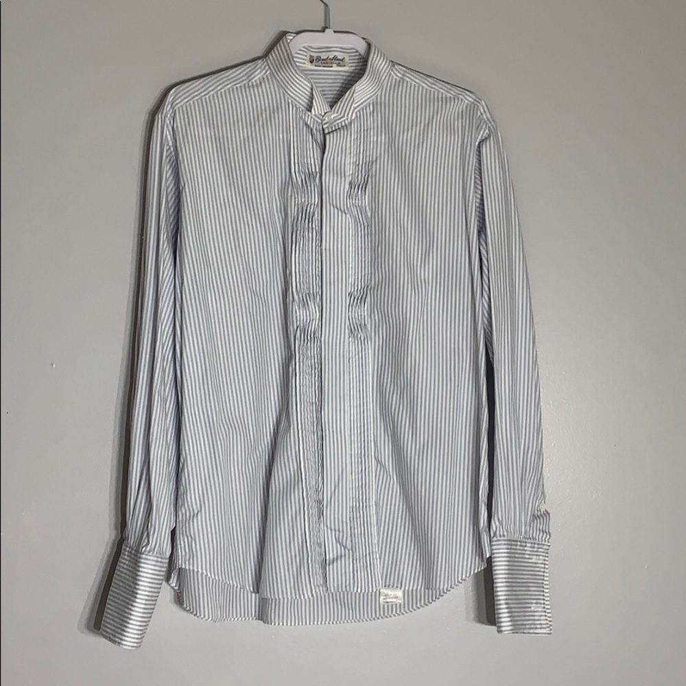 Bond Street Cascella Italia Cuff link Dress shirt men’s 17 neck